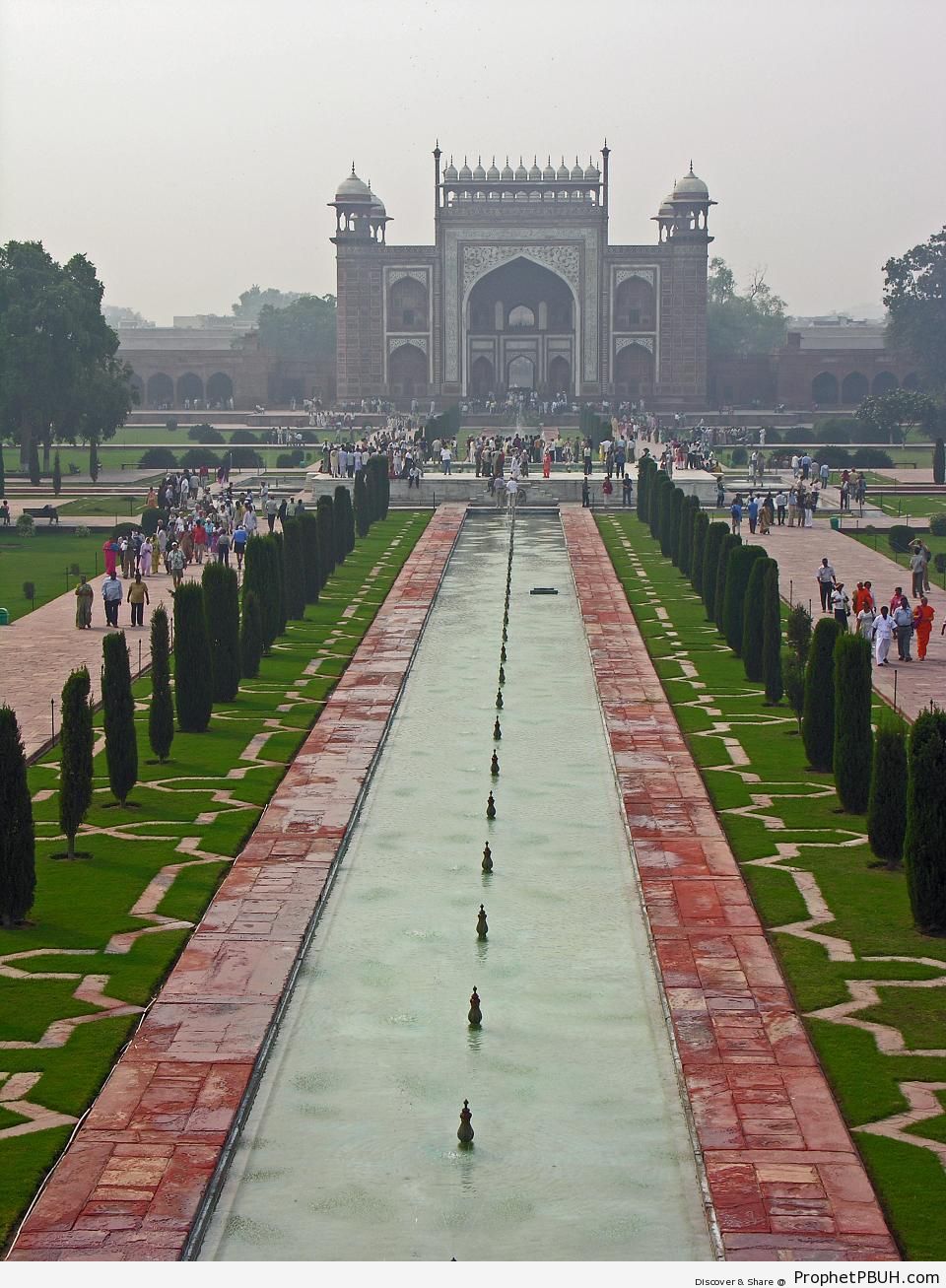 Darwaza-i Rauza (The Great Gate) of Taj Mahal - Agra, India -