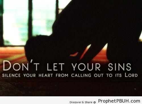 Don-t Let Your Sins Silence Your Heart - Photos of Muslim People