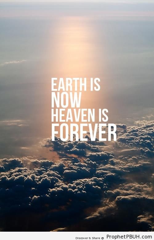 Earth is Now - Islamic Quotes