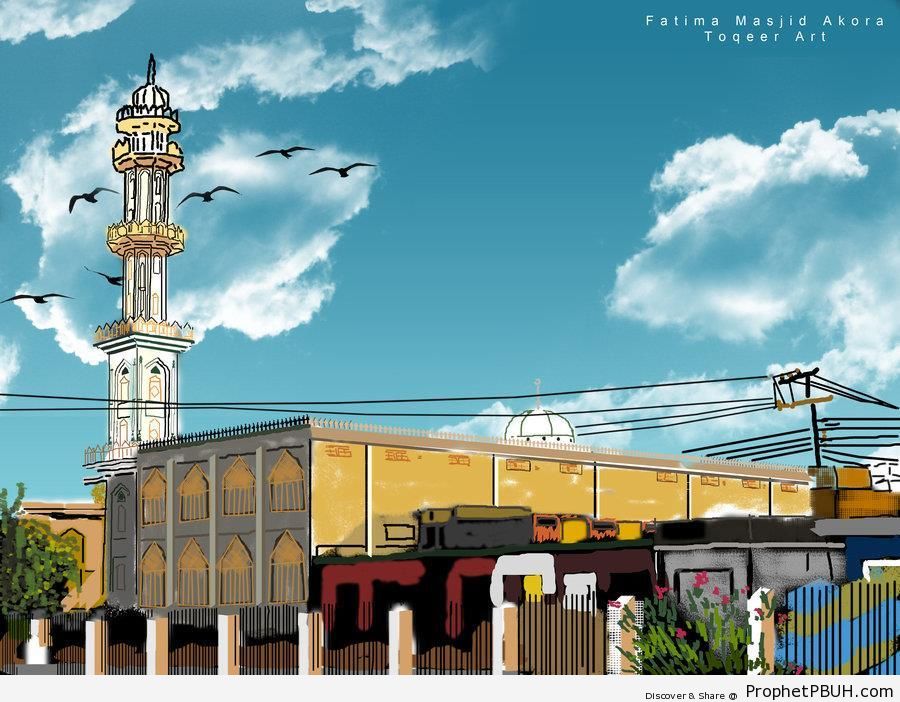 Fatima Masjid in Akora Khattak, Pakistan - Akora Khattak, Pakistan -Picture