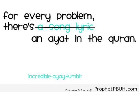 For every problem - Islamic Quotes