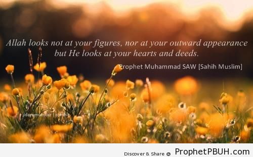 Hearts and Deeds - Islamic Quotes About Good Deeds