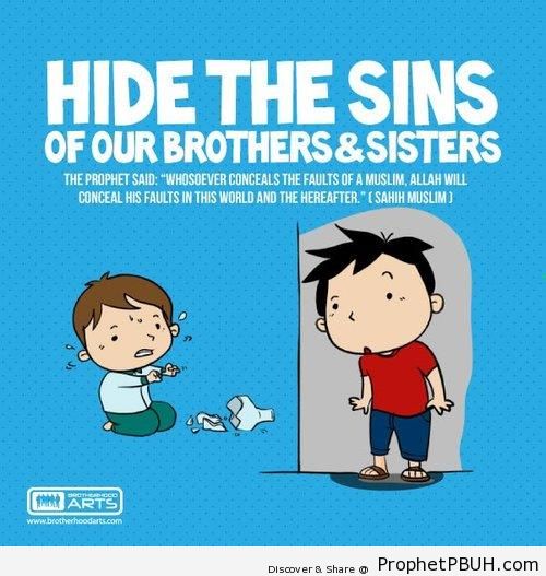 Hide the Sins of Our Brothers and Sisters - Drawings
