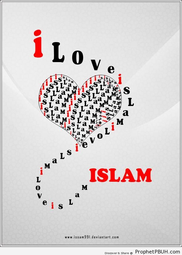 I Love Islam Poster - -I Love Islam- Posters