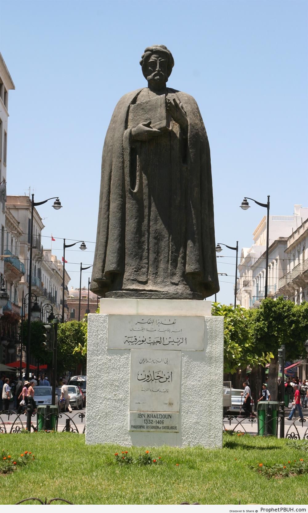 Ibn Khaldun Statue in Tunisia - Ibn Khaldun -