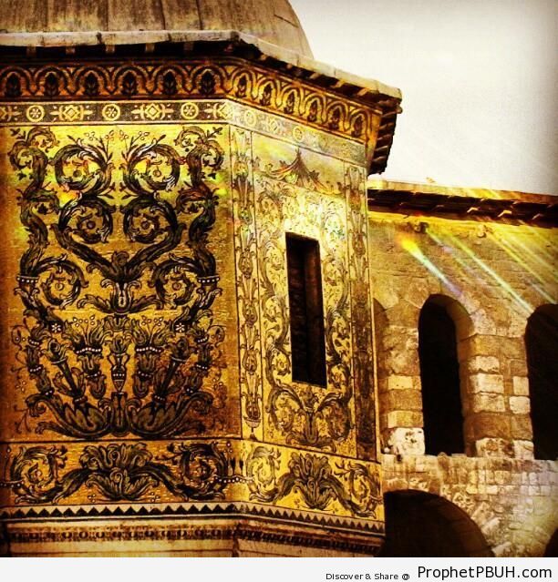 Islamic Decorations at the Omayyad Mosque in Damascus, Syria - Damascus, Syria
