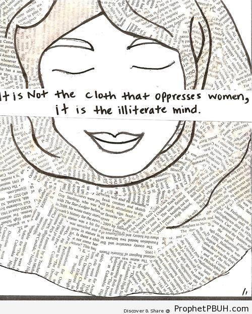 It is Not the Cloth - Islamic Quotes About Hijab