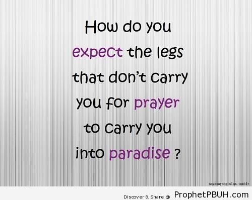 Legs - Islamic Quotes About Jannah (Paradise)