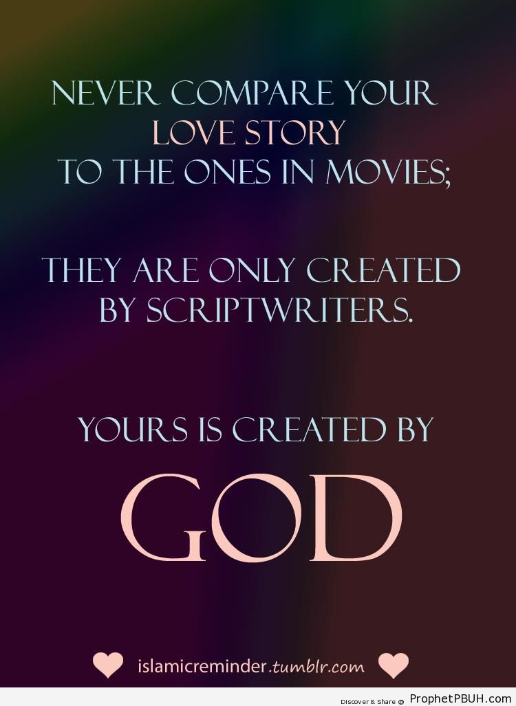 Love story - Islamic Quotes About Allah's Love for the Creation 