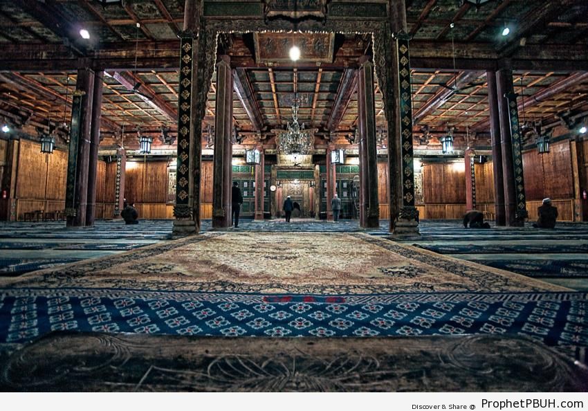 Main Prayer Hall of the Great Mosque of Xi-an in China - China -Picture