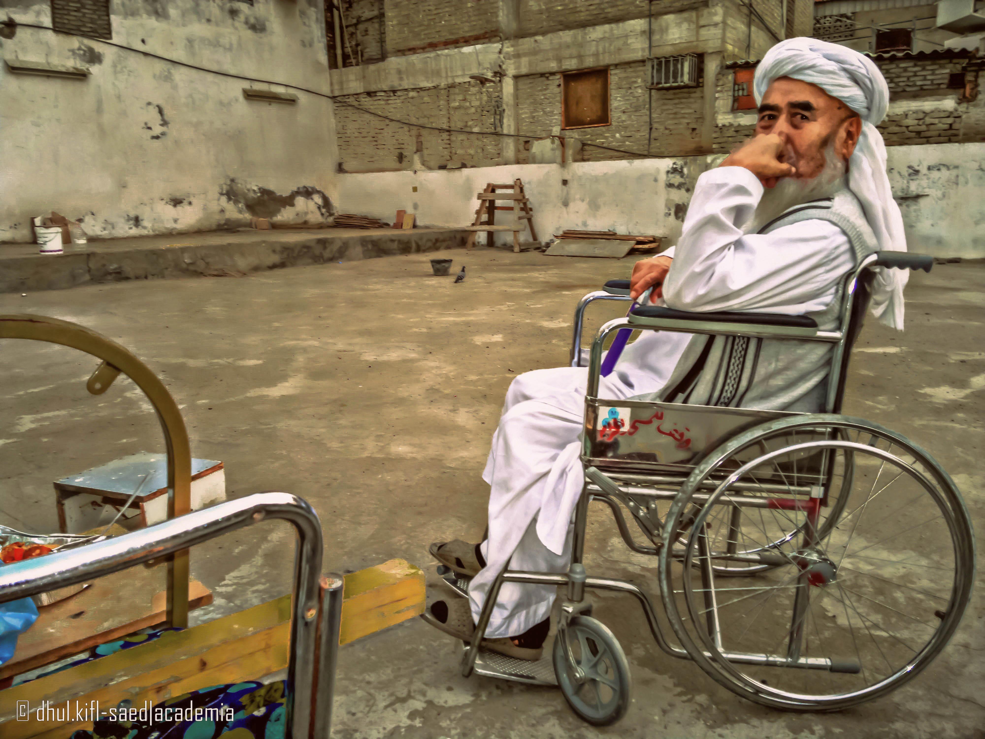 Man Living Near Masjid al-Haram (Makkah, Saudi Arabia) - Artist- Alvin A. Saed -Picture