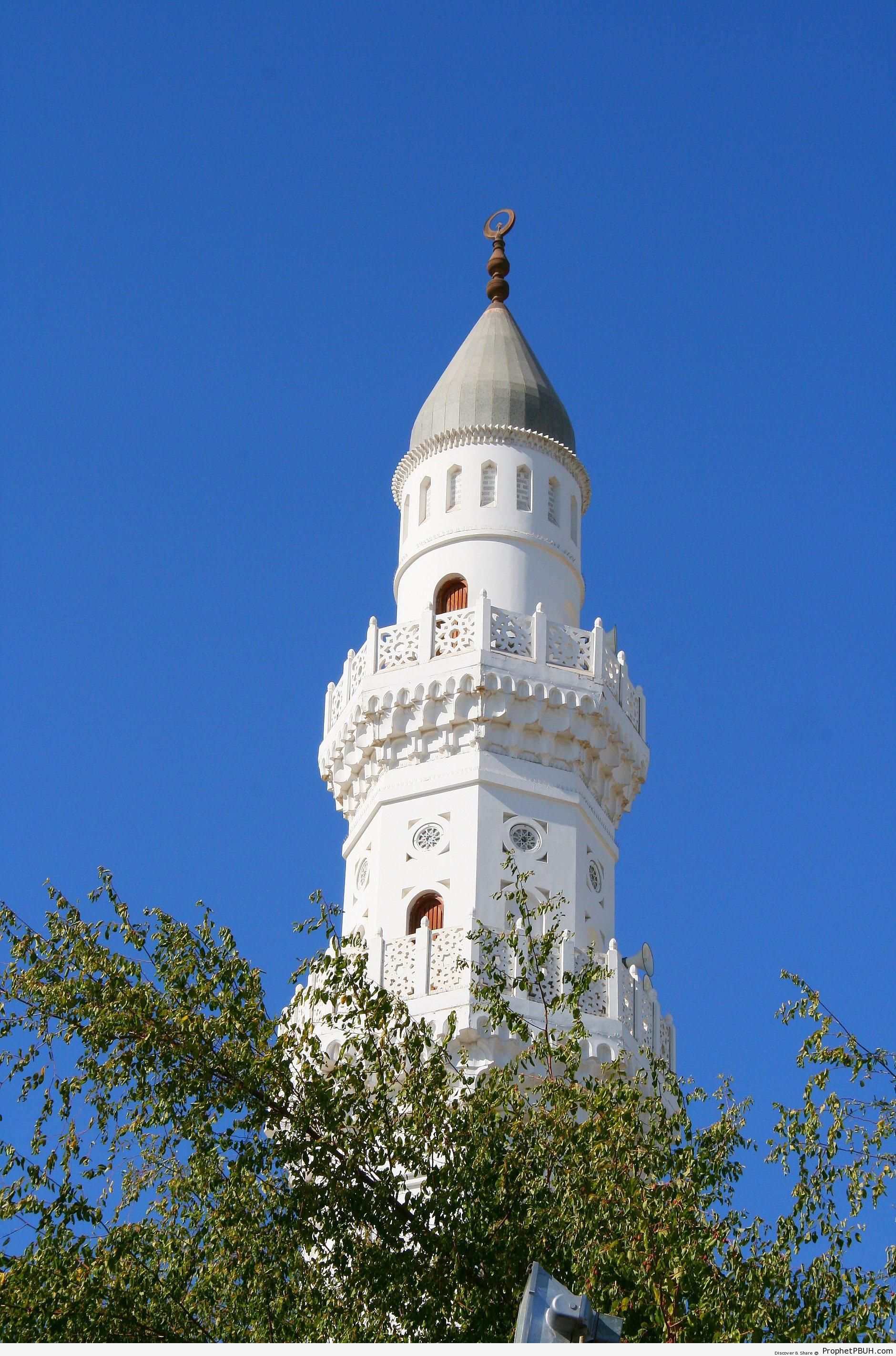 Minaret at Masjid Quba in Madinah - Islamic Architecture -Picture