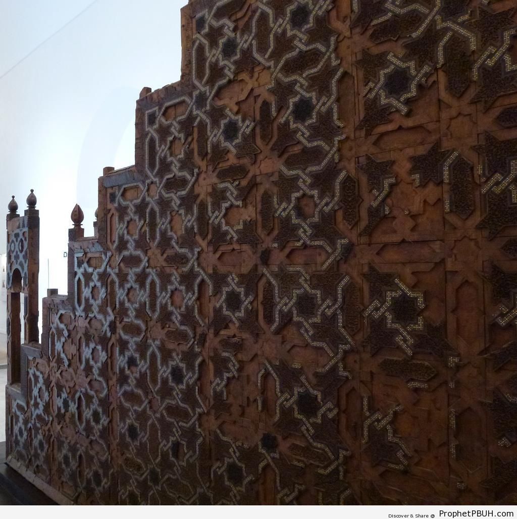 Minbar of the Koutibia Mosque in Marrakech, Morocco - Islamic Architecture -Picture