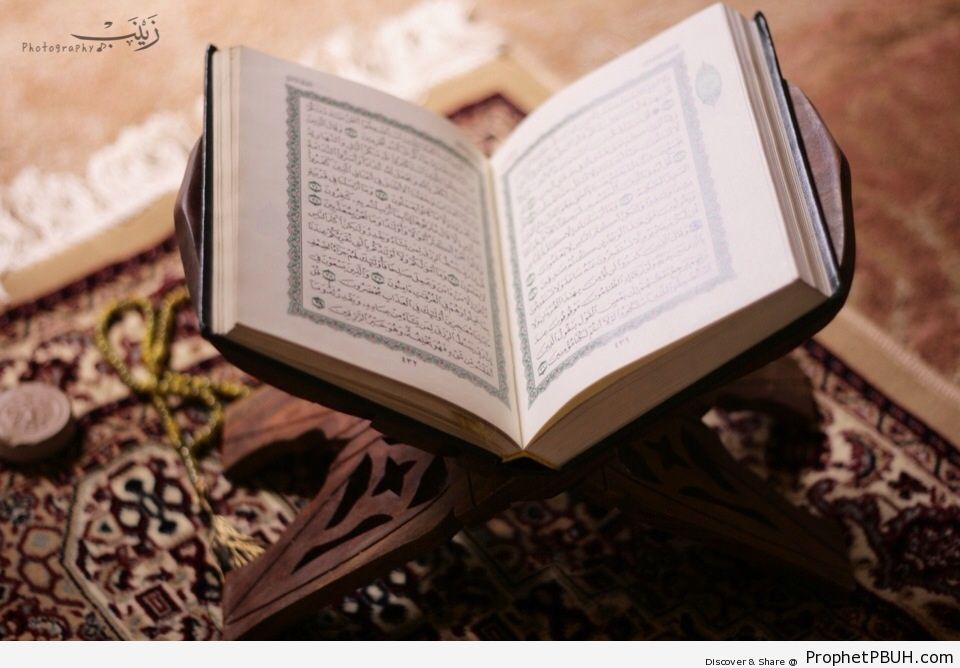 Open Book of Quran - Mushaf Photos (Books of Quran) 