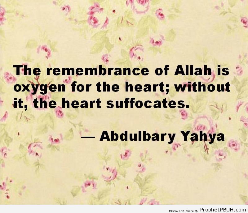 Oxygen for the Heart (Abdulbary Yahya Quote) - Abdulbary Yahya Quotes 