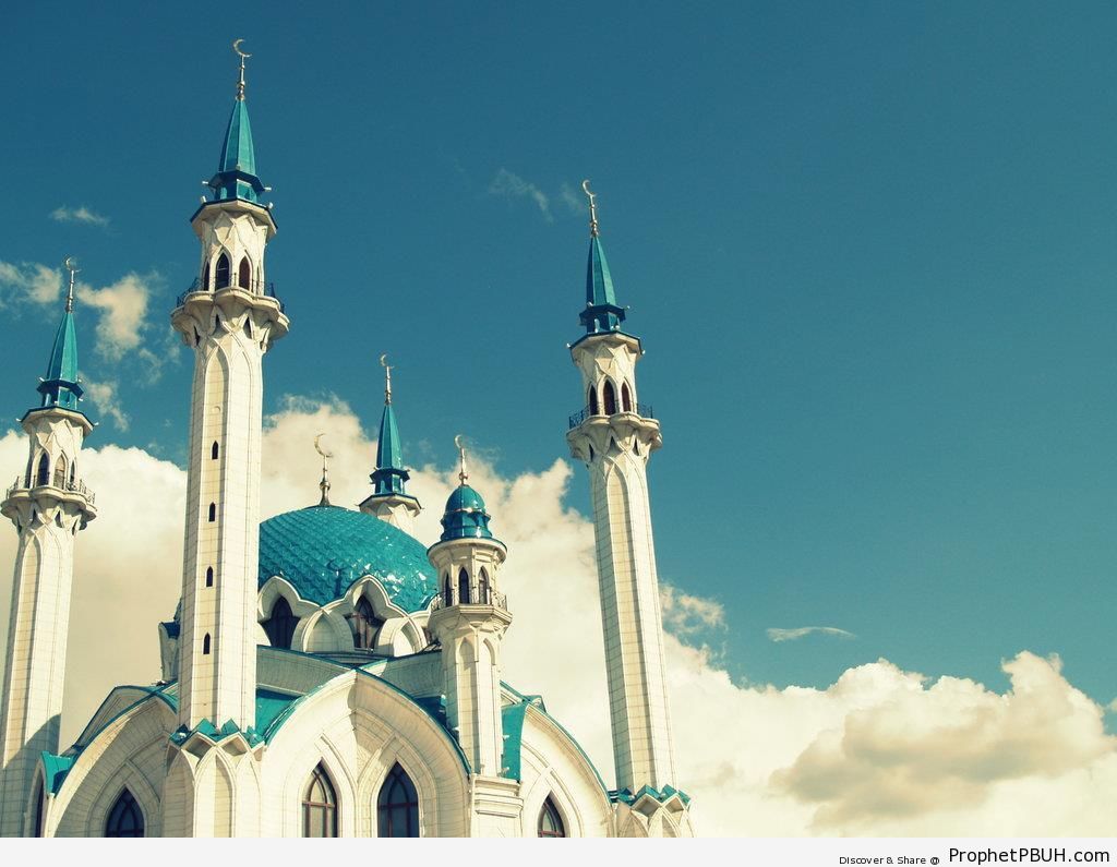 Qolsharif Mosque in Kazan, Russia - Islamic Architecture -Picture