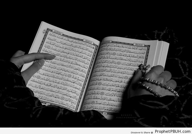 Reading Quran - Mushaf Photos (Books of Quran) -002