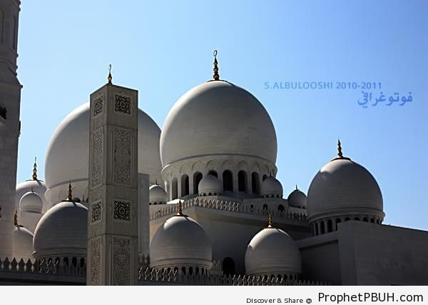 Sheikh Zayed Grand Mosque in Abu Dhabi, United Arab Emirates - Abu Dhabi, United Arab Emirates -007