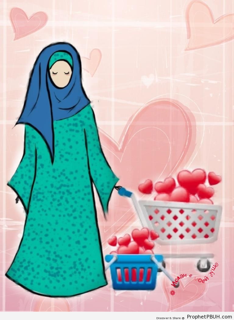 Shopping Hijabi Muslimah - Drawings 