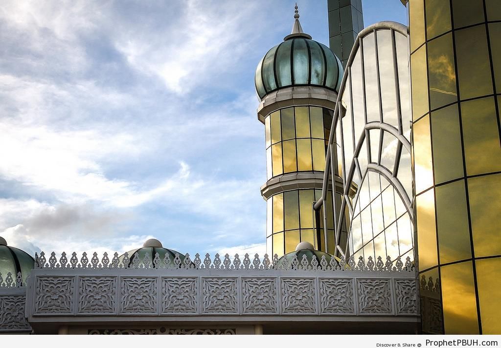 The Crystal Mosque (Masjid Kristal) in Kuala Terengganu, Malaysia - Islamic Architecture -Picture