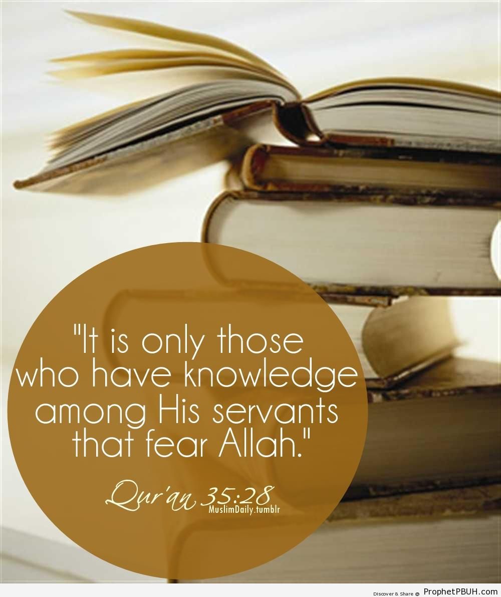 Those Who Have Knowledge - Islamic Quotes -001