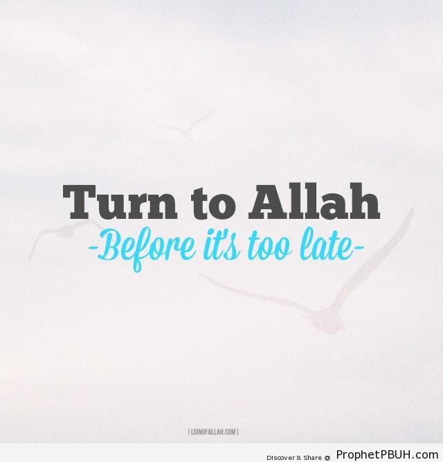 Turn to Allah - -Turn to Allah- Posters -002