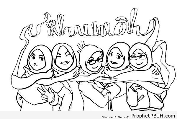 Ukhuwah (Sisterhood) Poster - Drawings