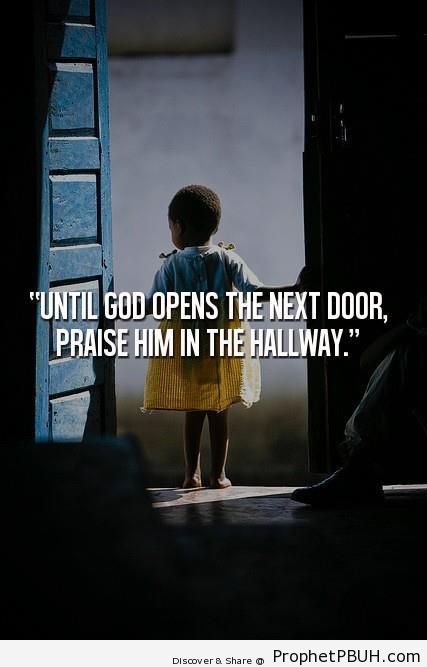 Until God Opens the Next Door - Islamic Quotes