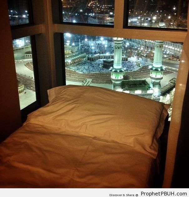 View of al-Masjid al-Haram from Hotel Room - al-Masjid al-Haram in Makkah, Saudi Arabia