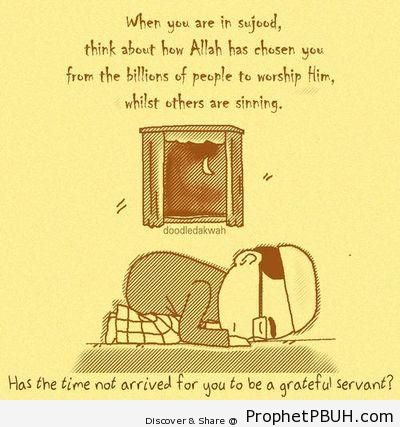 When You Are in Sujood - Drawings