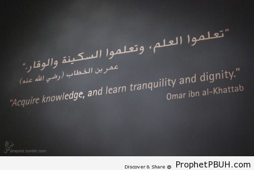 Acquire knowledge - Islamic Quotes, Hadiths, Duas