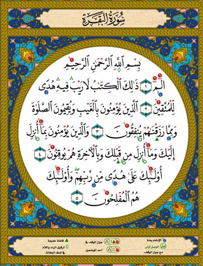 Surah Baqarah 1st Few Verses