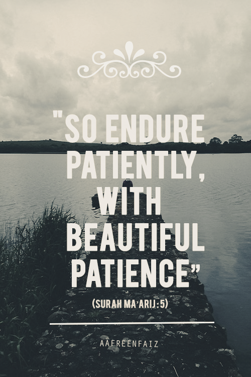Patience...