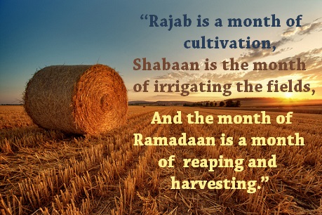 Months of Rajab, Shabaan and Ramadaan