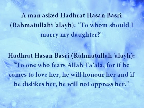 To whom should i marry my daughter?