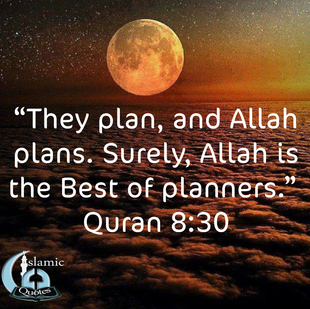 Allah SWT best of planners