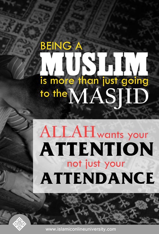 Being a Muslim.