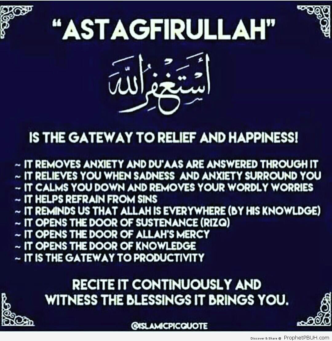 Astagfer Allah_ is asking Allah for forgiveness