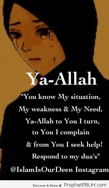 To remind you turn to your maker the al mighty for help and he will guide you inshallah