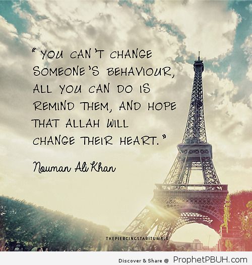 You cant change someones behaviour all you can do is remind them and hope that Allah will change their heart
